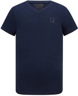 T-shirt Sean donkerblauw - 128