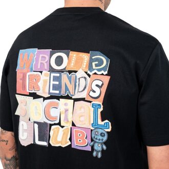 T-shirt Social Club Black  L Zwart