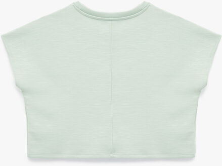 T-SHIRT SS Mouwloze Slim Fit T-shirt Ronde Hals Groen