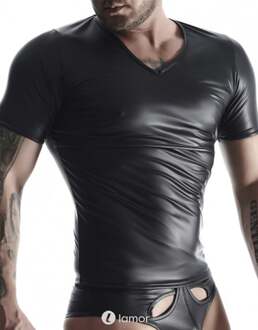 T-Shirt, TSH014 Zwart - Maat: S