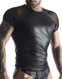 T-Shirt, TSH017 Zwart - Maat: S