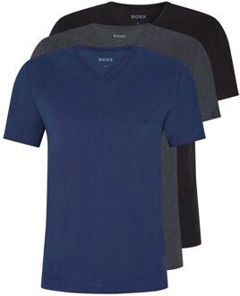 T-shirt V-hals Classic 3-pack multi - L
