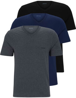 T-shirt V-hals Classic 3-pack multi - XXL