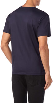 T-Shirt V-Hals Donkerblauw
