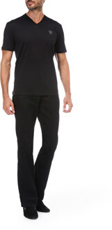 T-Shirt V-Hals Zwart