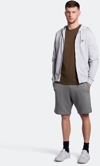 T-shirt van biologisch katoen met logo Bronsgroen - XS