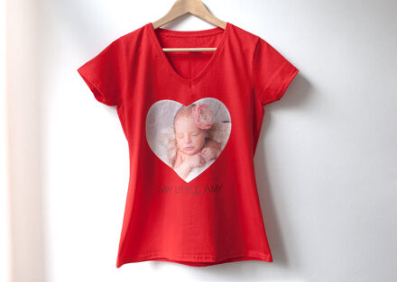 T-shirt vrouwen rood XS