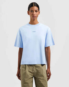 T-shirt w240101 retro Blauw - S