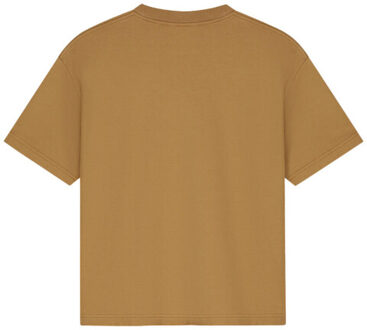 T-shirt w240101 retro - maat S Geel