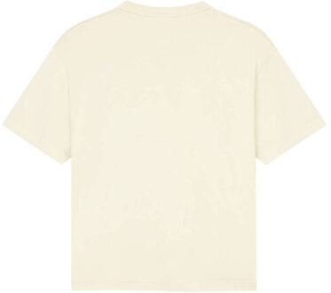 T-shirt w240108 brushstroke - maat L Ecru
