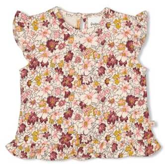 T-shirt Wild Flower s Roze Roze/lichtroze - 86