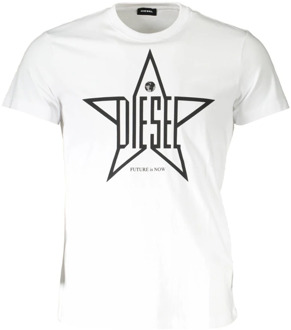 T-shirt Wit 2XL Heren