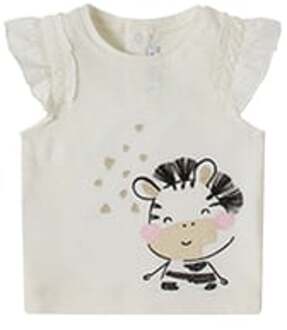 T-shirt Zebra Wit - 92