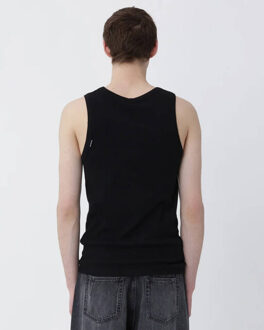 T-shirt zonder mouw 3783-12090 - maat L Zwart