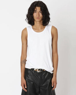 T-shirt zonder mouw 3783-12090 - maat M Wit