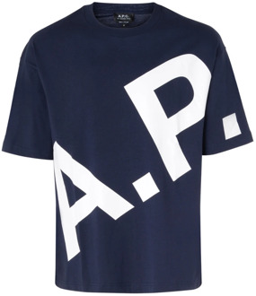 T-Shirts A.p.c. , Blue , Heren - L,M,S