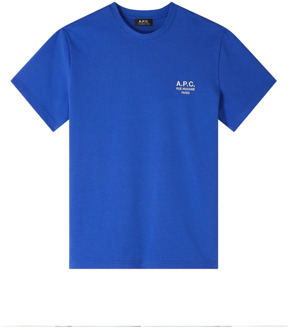 T-Shirts A.p.c. , Blue , Heren - Xl,M,S