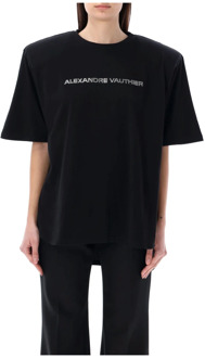 T-Shirts Alexandre Vauthier , Black , Dames - S,Xs