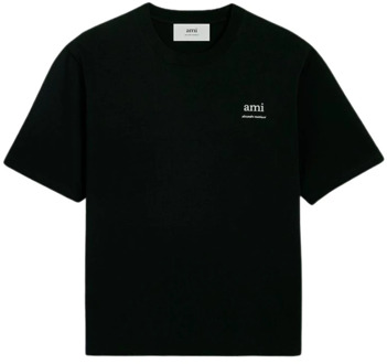 T-Shirts Ami Paris , Black , Heren - Xl,L,M,S,Xs,2Xs