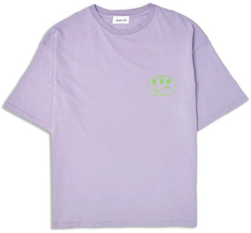 T-Shirts Amish , Purple , Heren - Xl,L,M