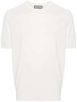 T-Shirts Canali , White , Heren - 3XL