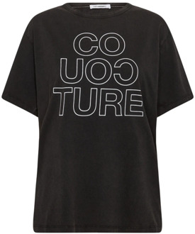 T-Shirts Co'Couture , Black , Dames - L,M,S