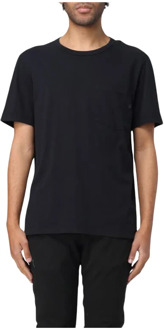 T-Shirts Dondup , Black , Heren - Xl,L,M,S
