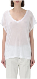 T-Shirts Dondup , White , Dames - M,S,Xs