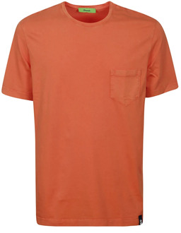 T-Shirts Drumohr , Orange , Heren - Xl,M,S,3Xl