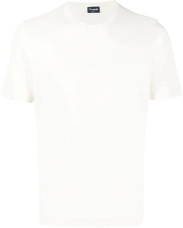 T-Shirts Drumohr , White , Heren - Xl,S