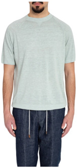 T-Shirts Eleventy , Green , Heren - Xl,M