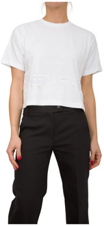 T-Shirts Elisabetta Franchi , White , Dames - S