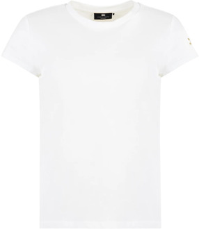 T-Shirts Elisabetta Franchi , White , Dames - Xl,L,S