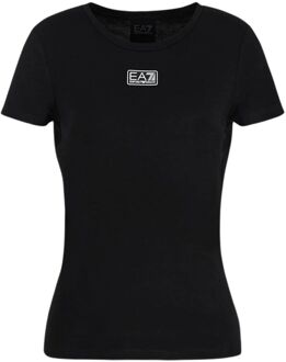 T-Shirts Emporio Armani EA7 , Black , Dames - Xl,L,M,S