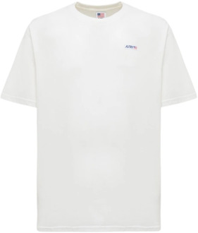 T-shirts en Polos Wit Autry , White , Heren - 2Xl,Xl,L