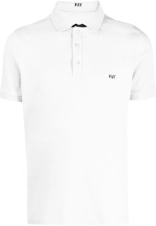 T-shirts en Polos Wit Fay , White , Heren - 2Xl,M