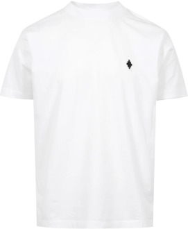 T-shirts en Polos Wit Marcelo Burlon , White , Heren - 2Xl,Xl,L,M,S,Xs