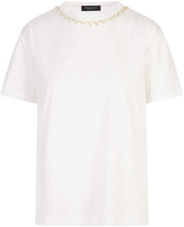 T-Shirts Fabiana Filippi , White , Dames - M,S,Xs,2Xs