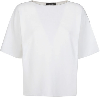 T-Shirts Fabiana Filippi , White , Dames - M,S,Xs