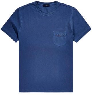 T-Shirts Fay , Blue , Heren - 2Xl,3Xl