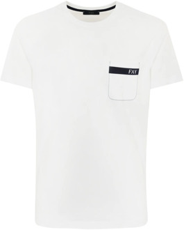 T-Shirts Fay , White , Heren - 2Xl,Xl,L,M,S