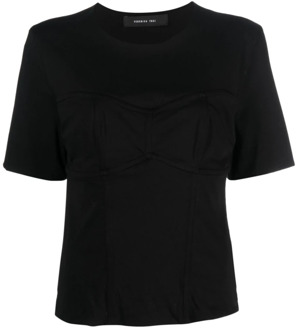 T-Shirts Federica Tosi , Black , Dames - M,S,Xs,2Xs