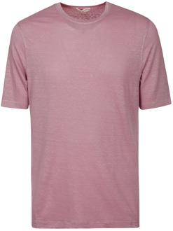 T-Shirts Filippo De Laurentiis , Pink , Heren - 2Xl,Xl,L,M,S