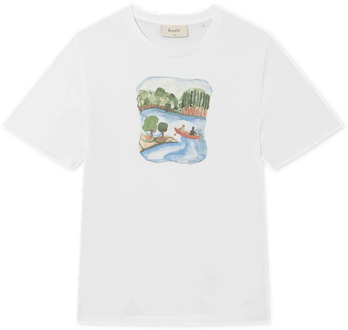 T-Shirts Forét , White , Heren - Xl,L,S