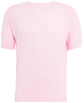 T-Shirts Gender , Pink , Heren - 2XL
