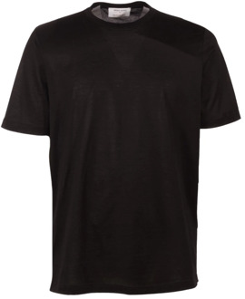 T-Shirts Gran Sasso , Black , Heren - 2Xl,Xl,L,M,S,5Xl,4Xl,3Xl