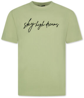 T-shirts grappig oversized t-shirt Bruin - S