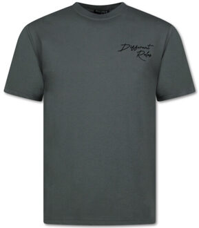 T-shirts grappig oversized t-shirt Grijs - L