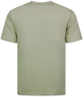 T-shirts grappig oversized t-shirt - maat M Bruin