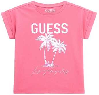 T-Shirts Guess , Pink , Unisex - 128 Cm,164 Cm,152 CM